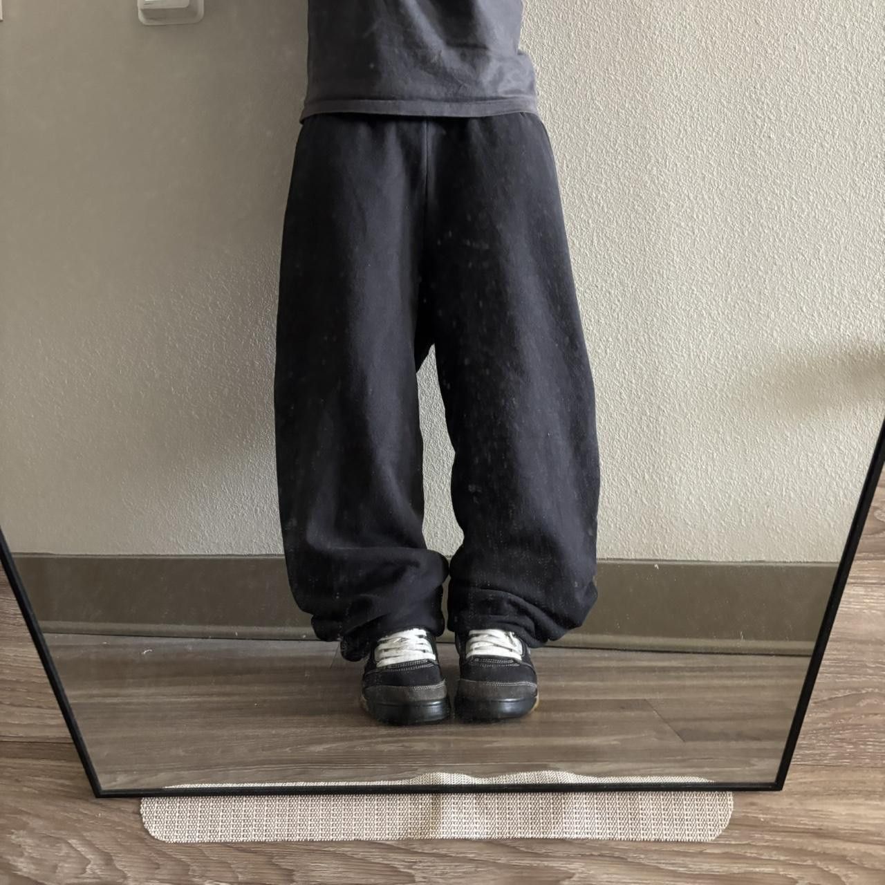Japanese Brand Crazy Vintage Y2K/2000s Black Essential Sweatpants! Fits M Size US 32 / EU 48 - 1 Thumbnail