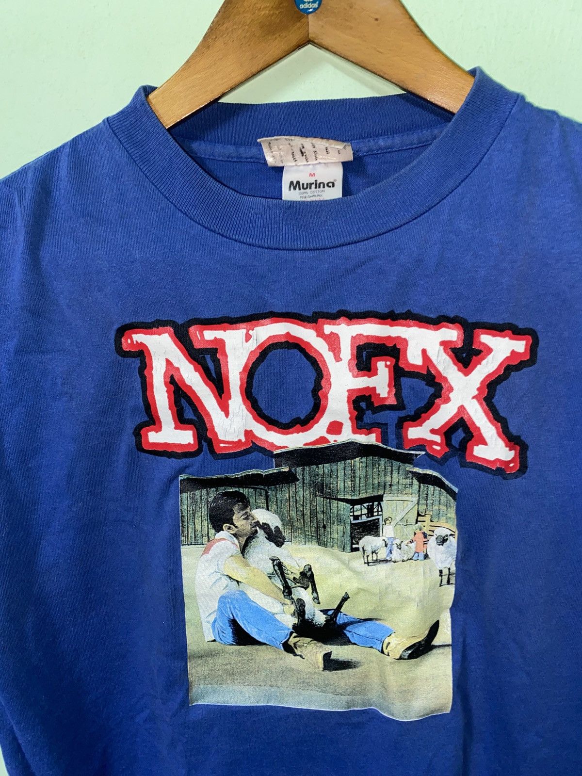Band Tees × Vintage Vintage 90s NOFX Heavy Petting Zoo Tee Size US M / EU 48-50 / 2 - 2 Thumbnail