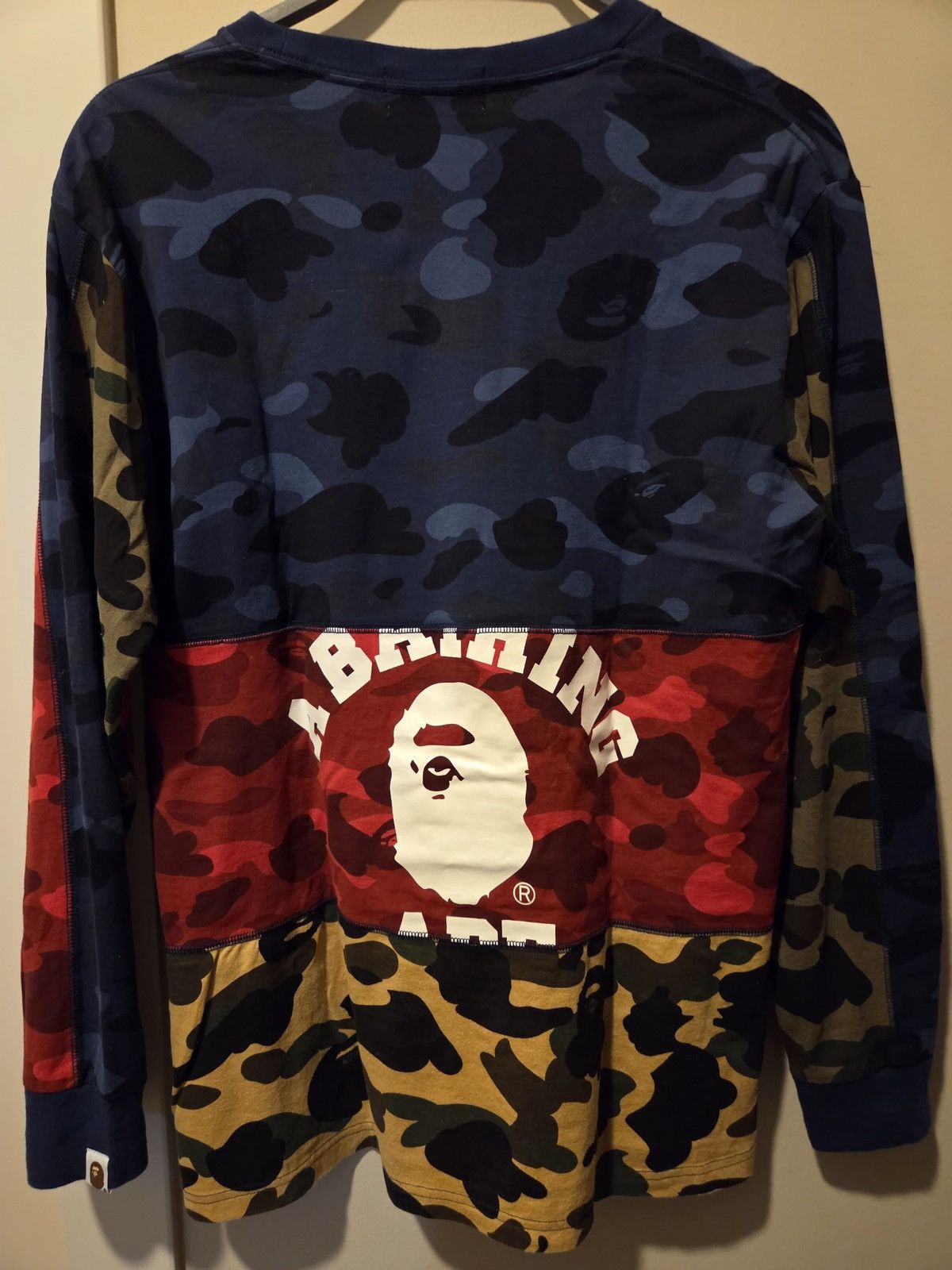 Bape BAPE Multi Camo Long Sleeve Shirt Size L Ape Head Logo Size US L / EU 52-54 / 3 - 2 Thumbnail