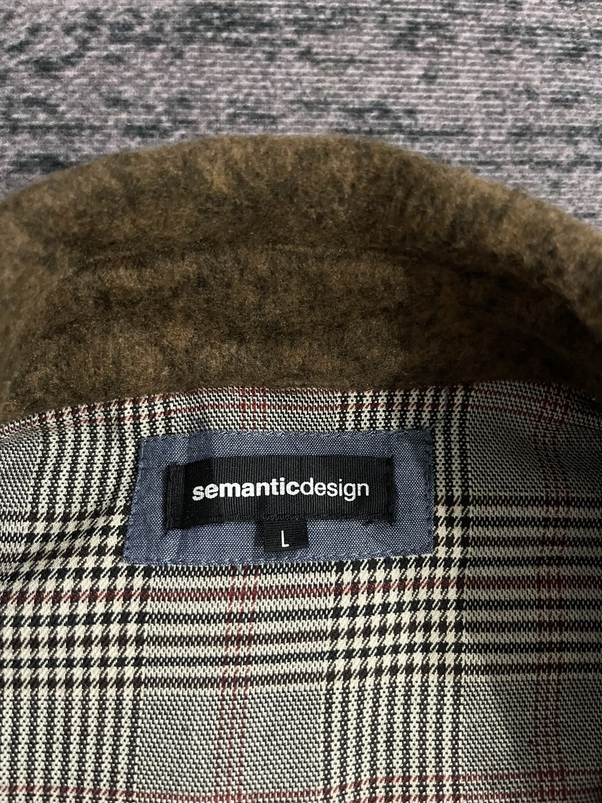 Japanese Brand × semanticdesign Semantic Design Double Breasted Jacket Size US L / EU 52-54 / 3 - 12 Thumbnail