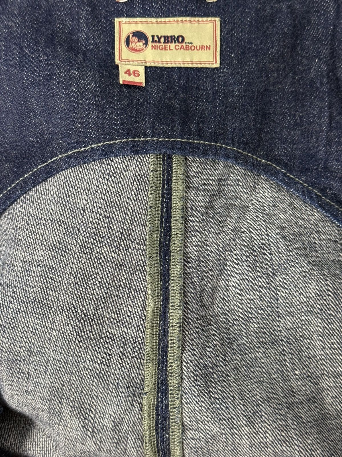 Nigel Cabourn Nigel Cabourn Lybro Naval Dungaree Denim Overall - Size 46 Size US 30 / EU 46 - 19 Thumbnail