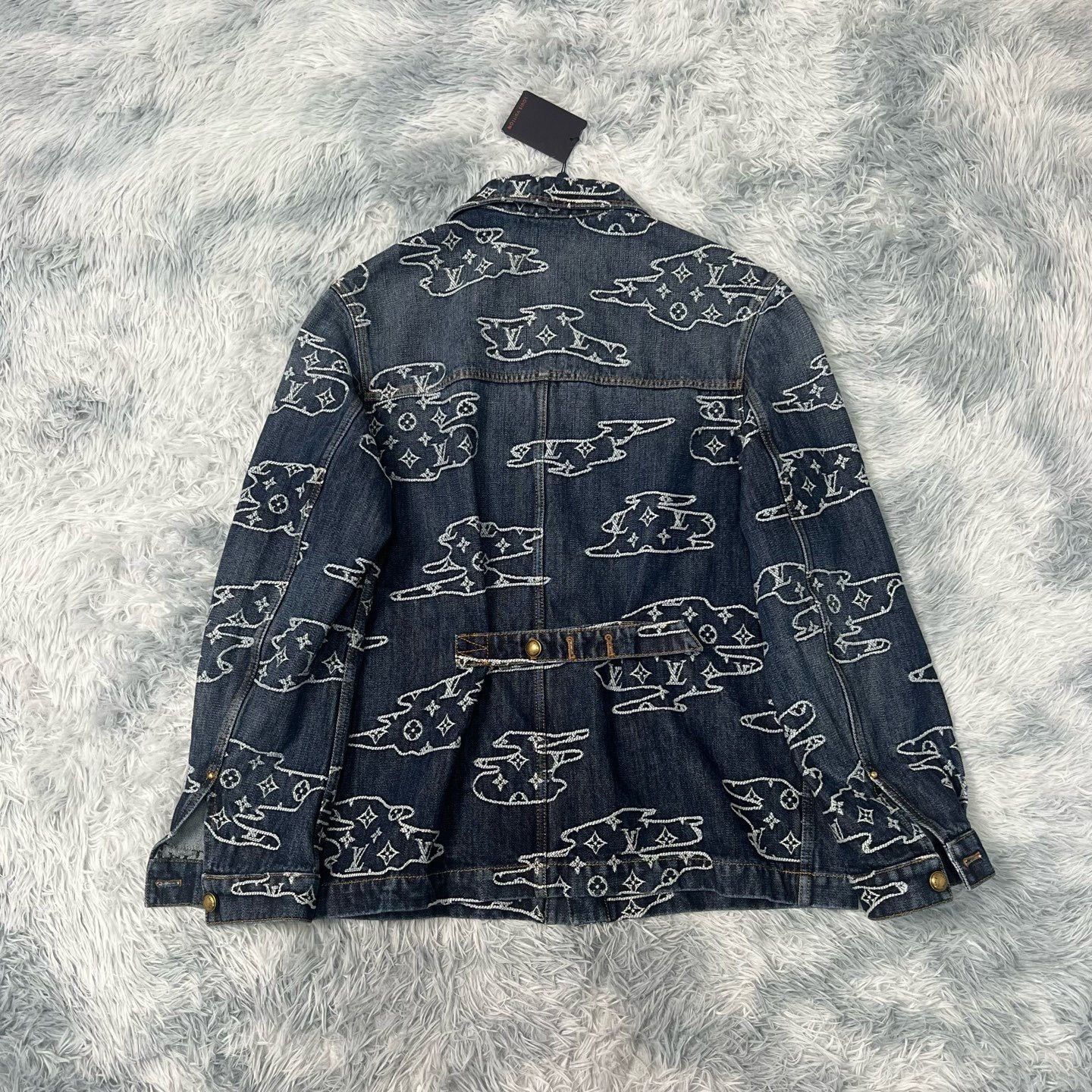 Louis Vuitton Louis Vuitton Nigo Collaboration Denim Jacket Size US L / EU 52-54 / 3 - 2 Thumbnail