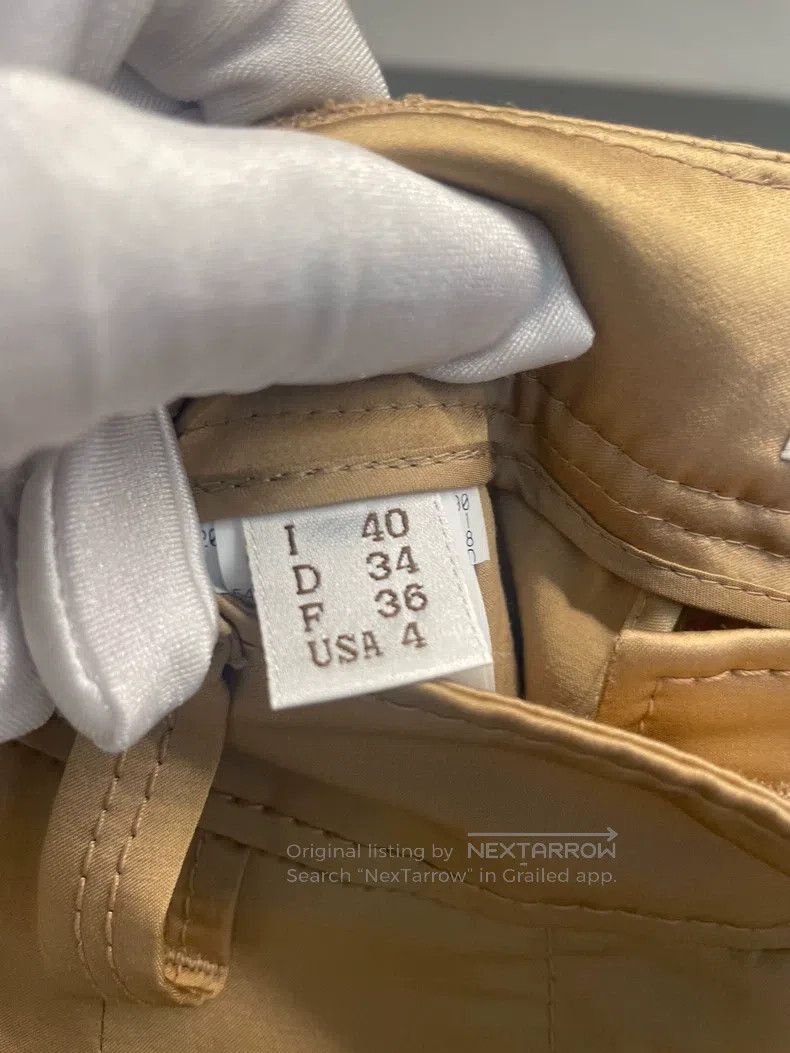 Brunello Cucinelli Brunello Cucinelli Gold Trousers Size 26" / US 2 / IT 38 - 4 Thumbnail