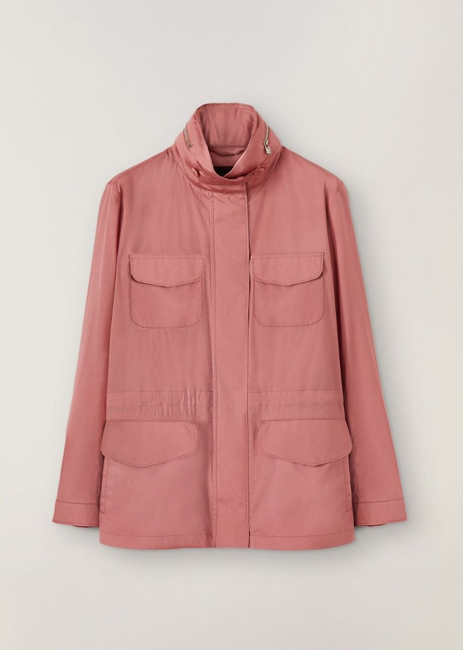 image of Loro Piana O1Srvl11E0424 Jacket In Pink, Women's (Size Medium)