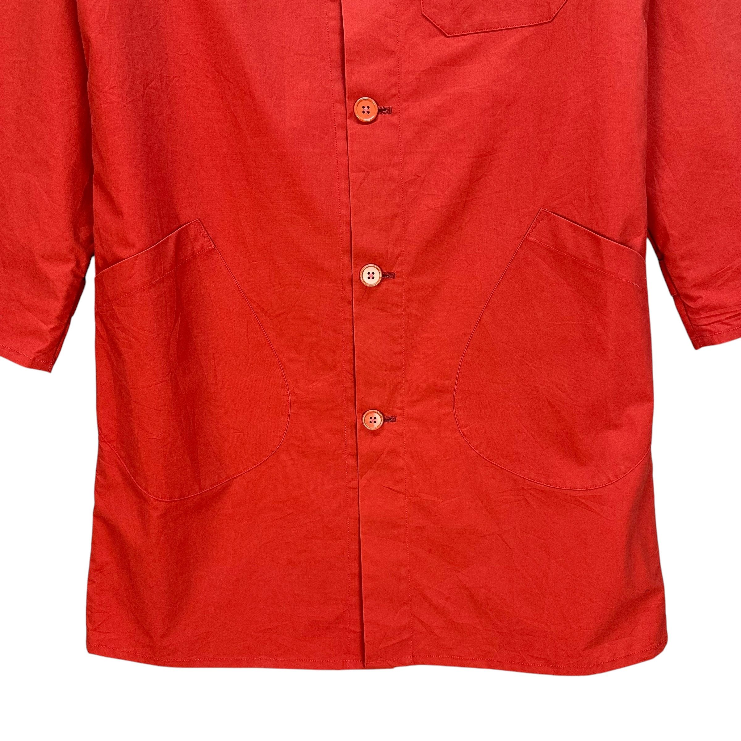 Japanese Brand COMMONO REPRODUCTS C1 Red Light Overcoat #A63-1532 Size US S / EU 44-46 / 1 - 3 Thumbnail