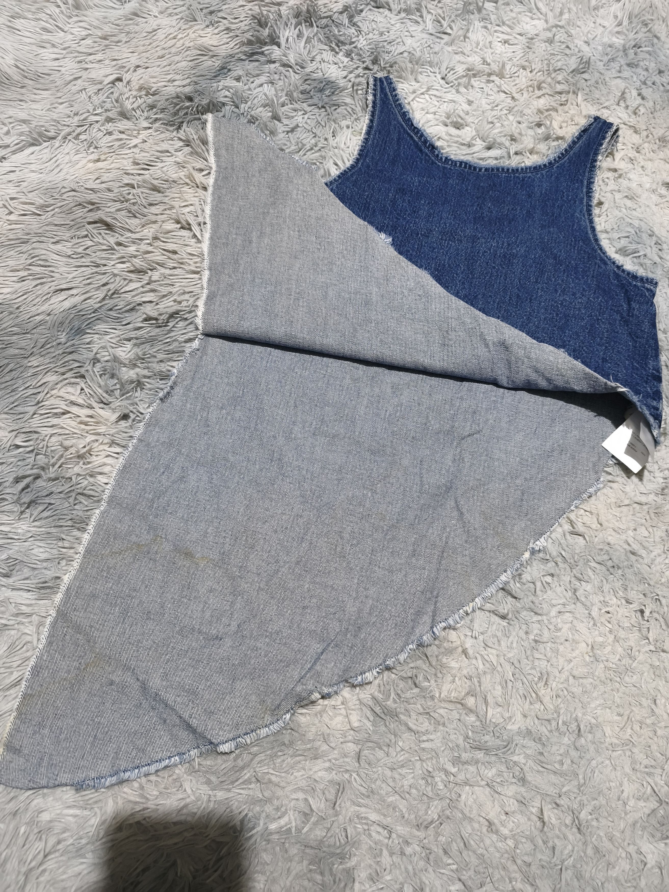 Alexander McQueen Alexander McQueen MCQ Denim Asymmetrical Top Size XS / US 0-2 / IT 36-38 - 7 Thumbnail