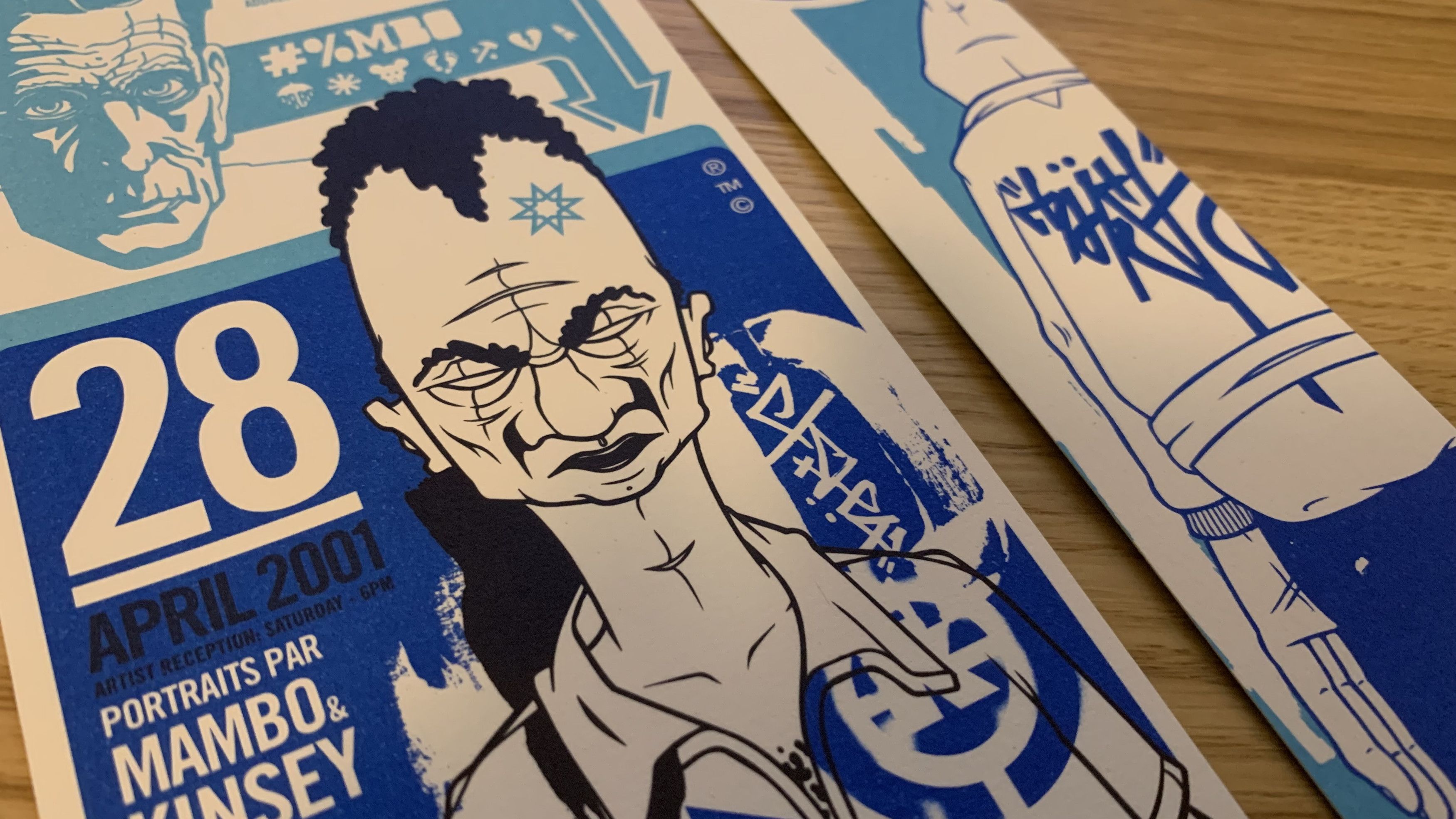 Other Dave Kinsey invitation & flyer for 2001 exhibition. Size ONE SIZE - 5 Thumbnail
