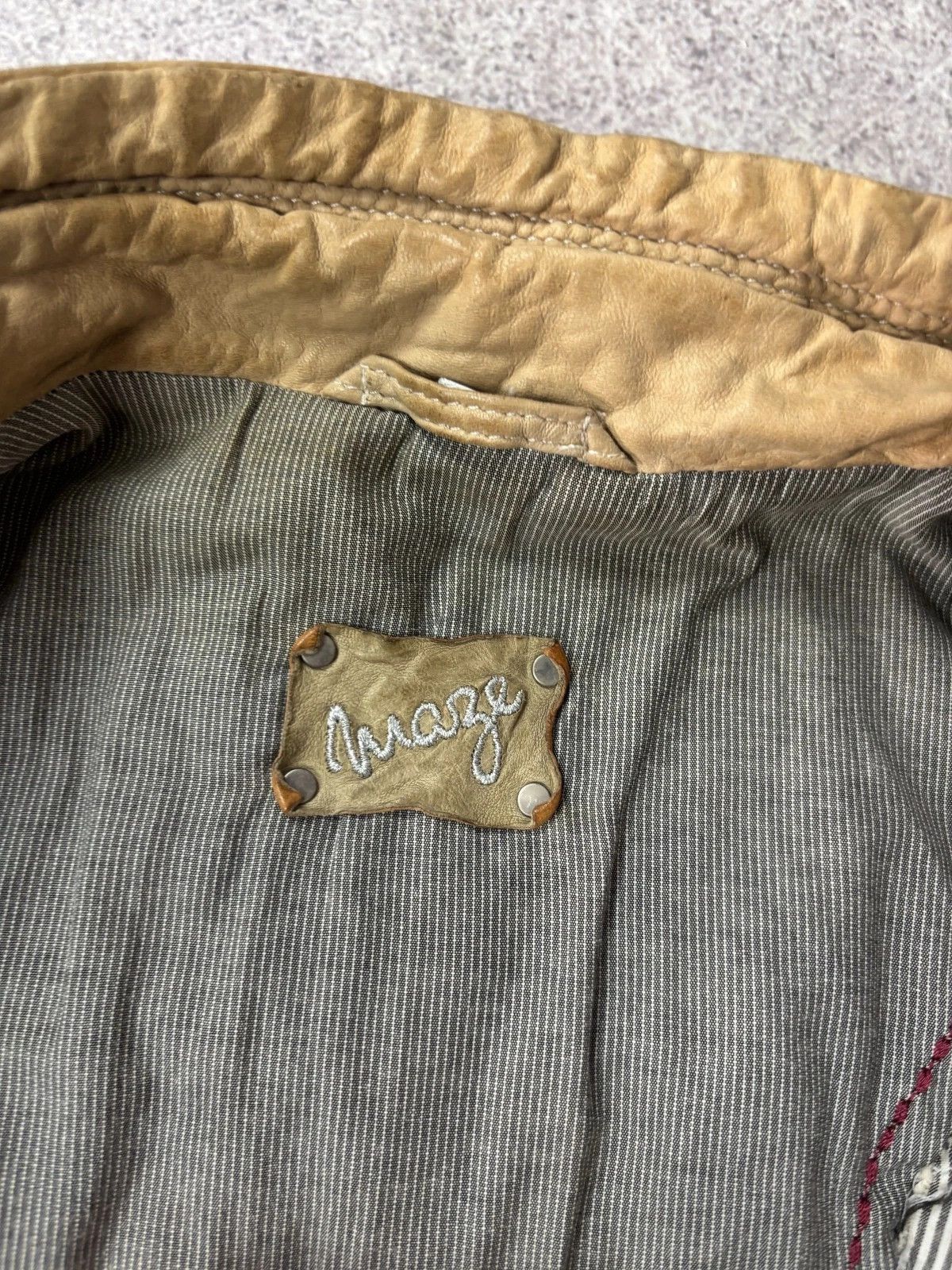 Yohji Yamamoto CROPPEDWASHED HYSTERIC GLAMOUR STYLE LEATHER JACKET Size US M / EU 48-50 / 2 - 8 Thumbnail