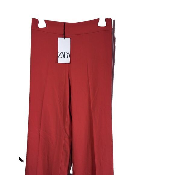 Zara Zara Orange Flare Dress Pants with zipper size XS Size 25" / US 0 / IT 36 - 6 Thumbnail