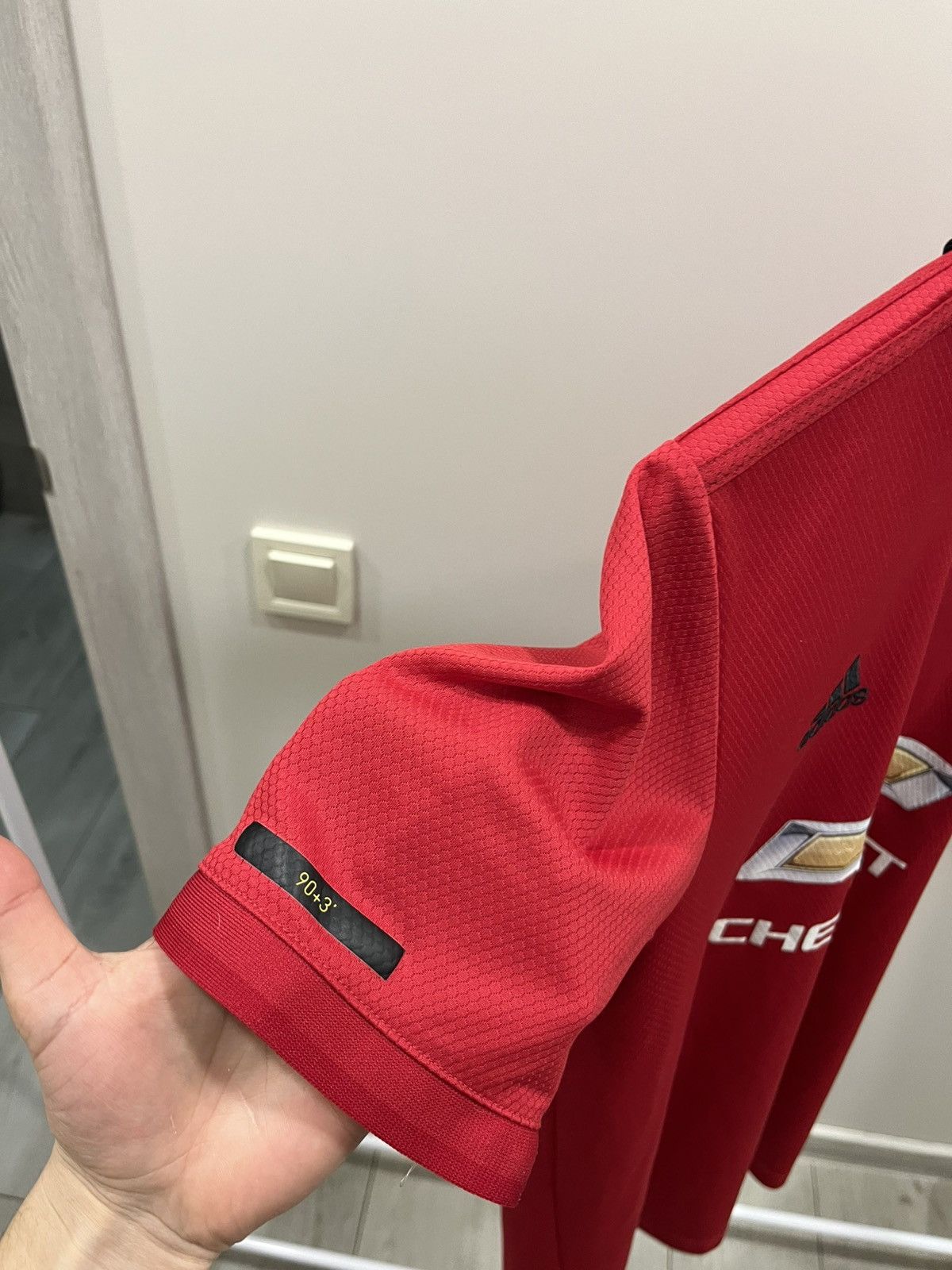 Adidas Adidas Manchester United 2019-20 Home Long Sleeve Jersey Size US M / EU 48-50 / 2 - 4 Thumbnail