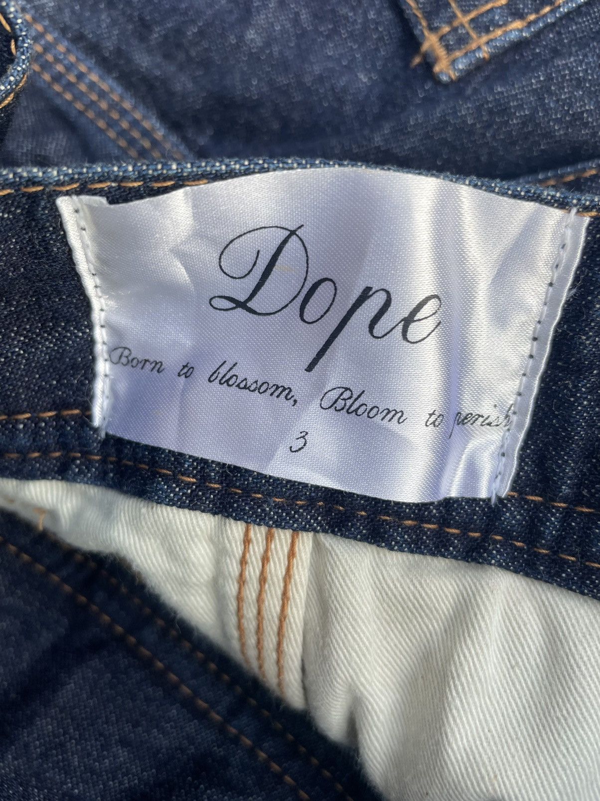 Japanese Brand Dope Custom Denim Size US 31 - 12 Thumbnail