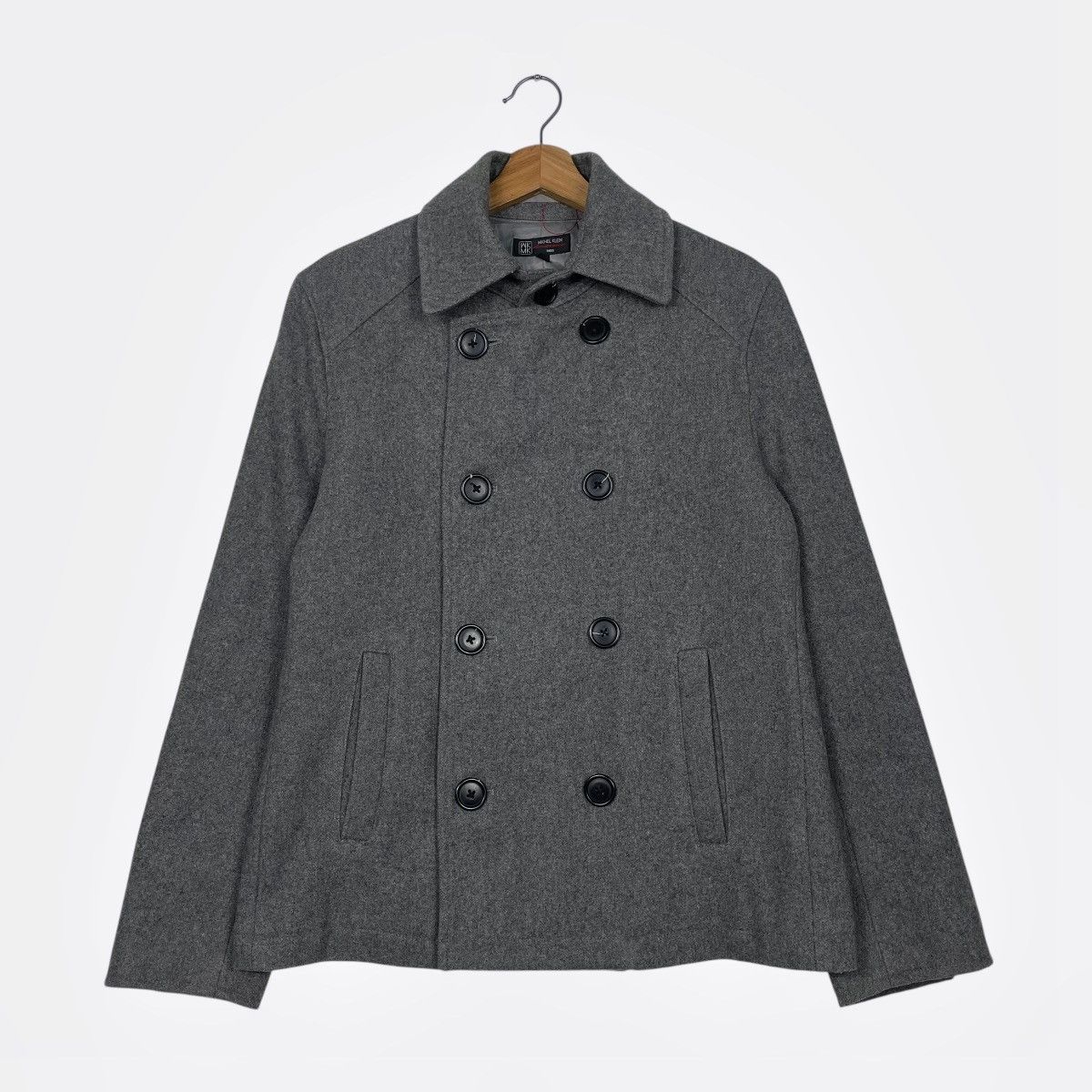Michel Klein Michel Klein Double Breasted Wool Jacket Size US M / EU 48-50 / 2 - 1 Thumbnail