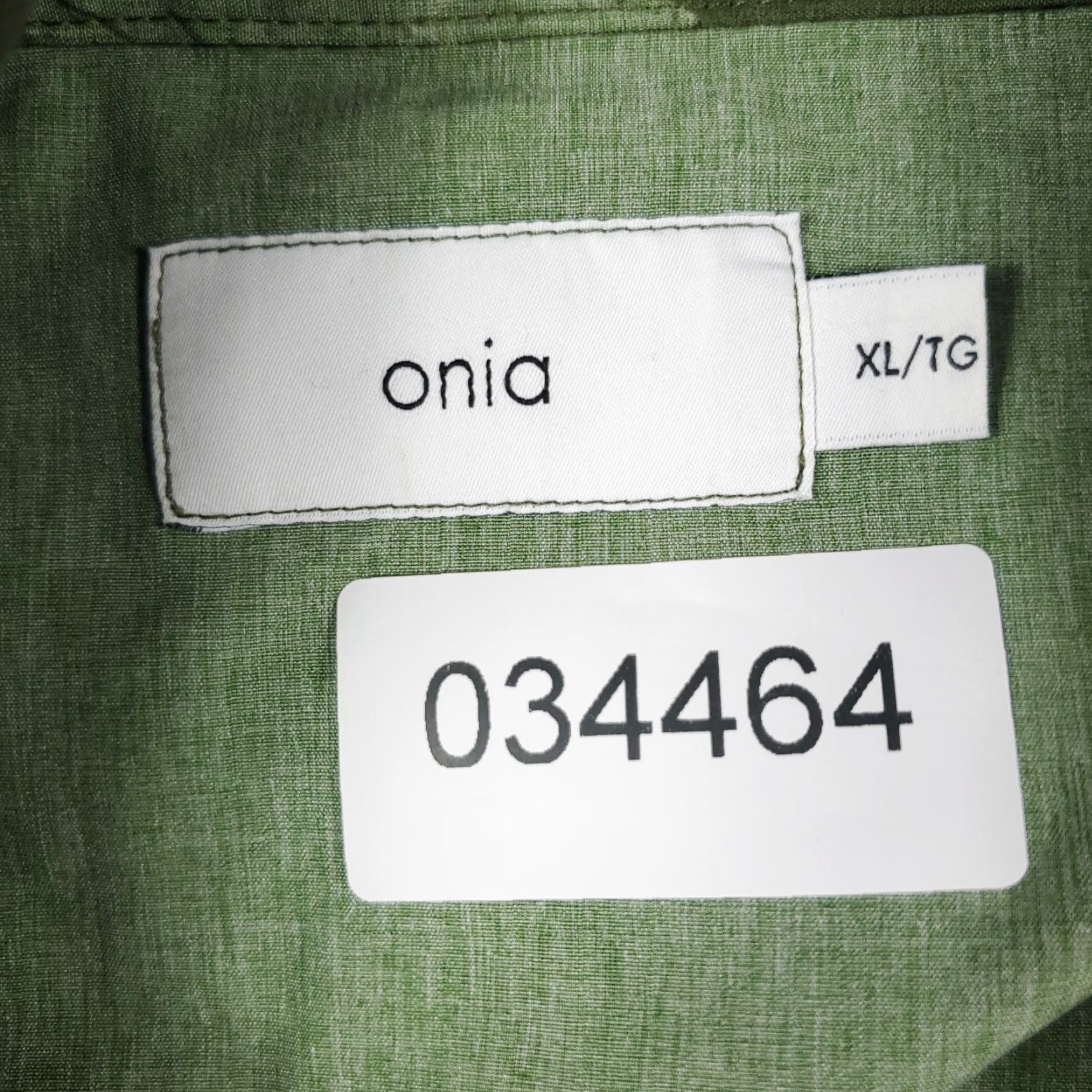 Onia Onia Shirt Mens XL Green Hawaiian Camp Button-Up Short Sleeve Geometric Size US XL / EU 56 / 4 - 6 Thumbnail