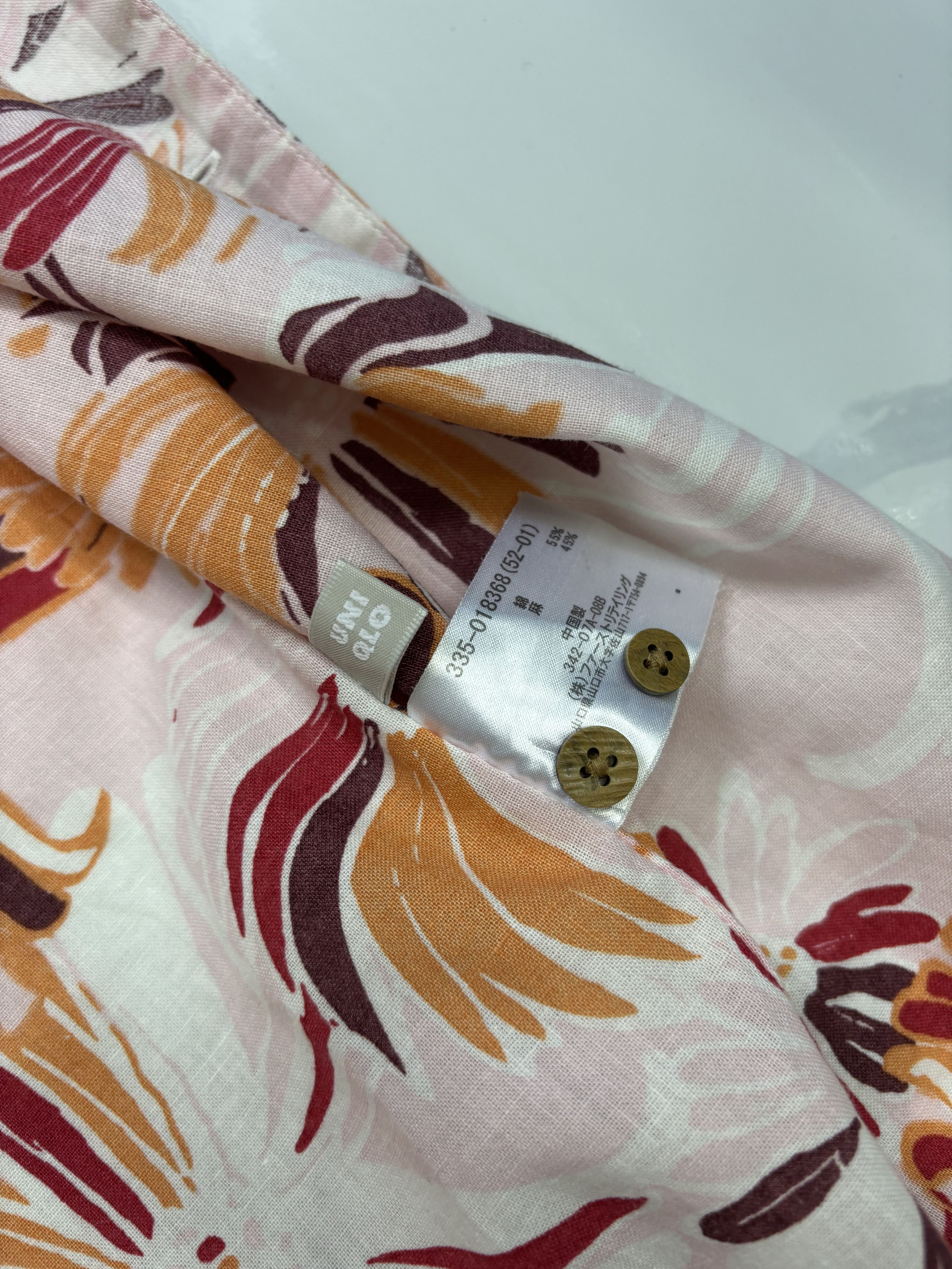 Undercover × Uniqlo 🔥UNIQLO HAWAIIAN BUTTON UP SHIRT RARE DESIGN Size US L / EU 52-54 / 3 - 15 Thumbnail