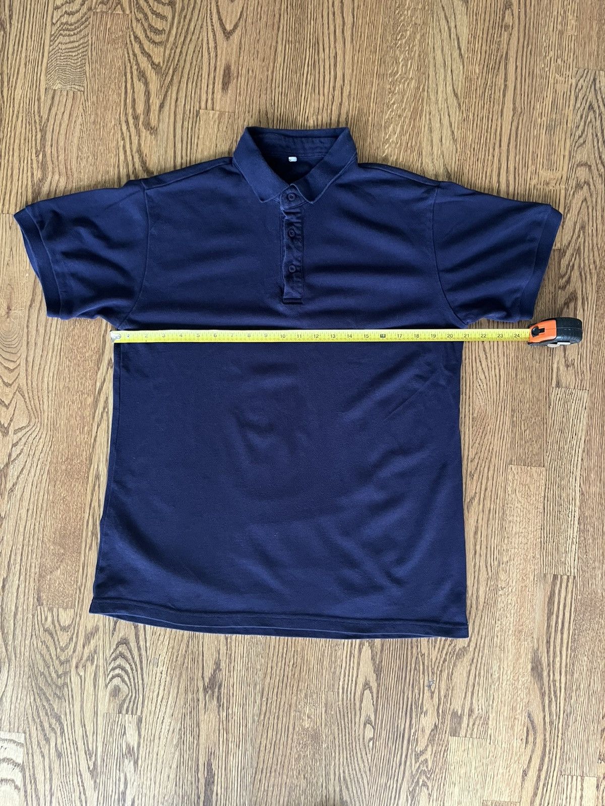 Vintage Vintage Minimalist Navy Polo A.P.C. Acne Ralph Benetton Size US M / EU 48-50 / 2 - 6 Thumbnail