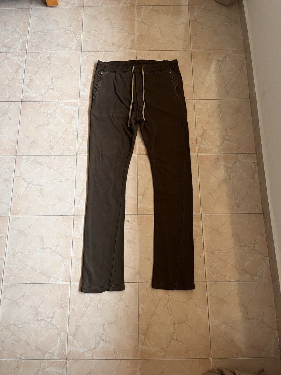 image of Rick Owens Drkshdw 2000S Rick Owens Berlin Sweatpants in Dark Dust, Men's (Size 33)