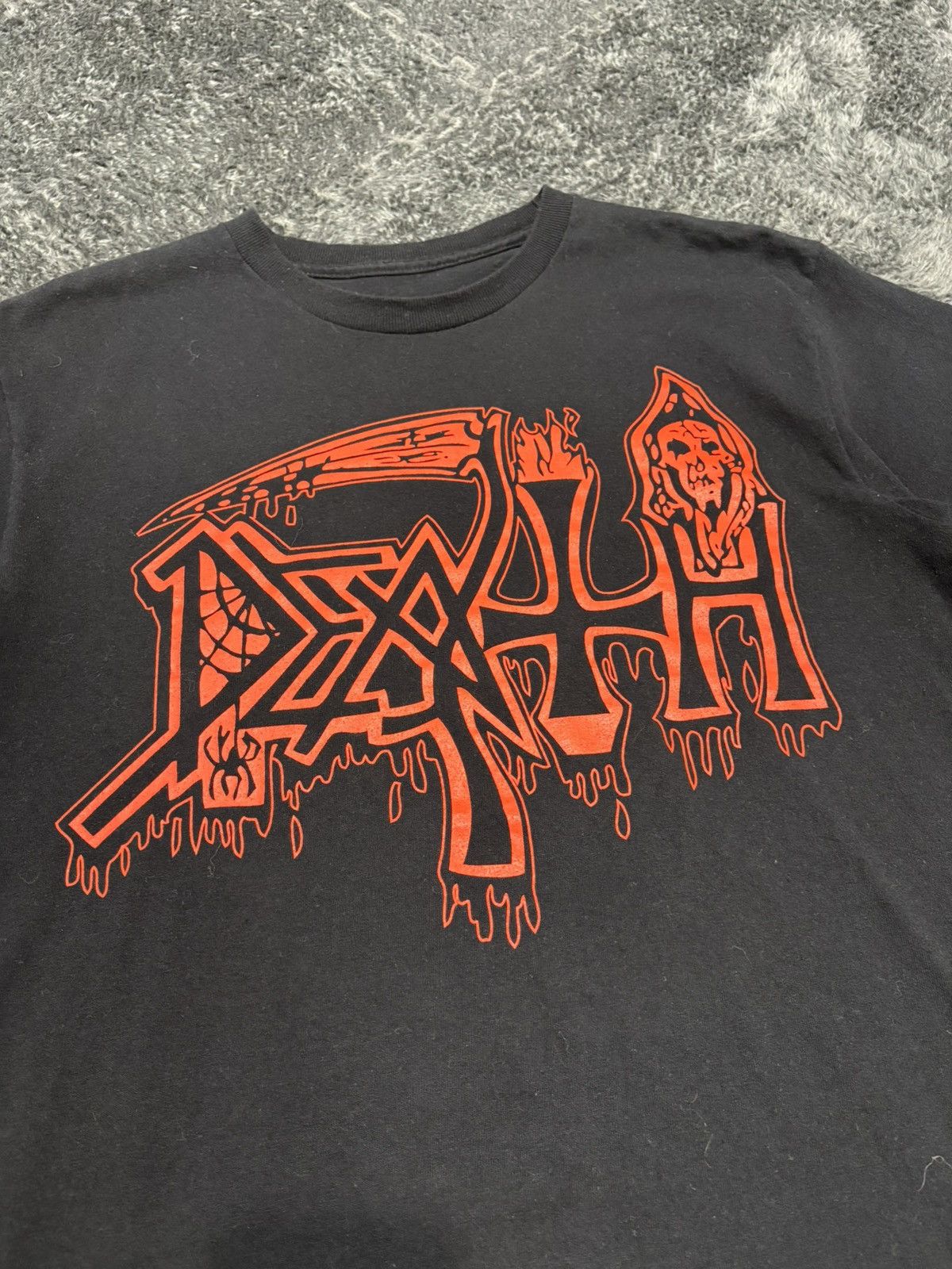 Band Tees Vintage Death 2009 Made in England Life Will Never Last Tee Size US M / EU 48-50 / 2 - 4 Thumbnail