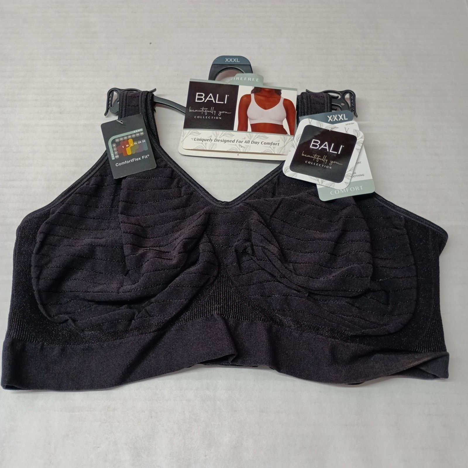 Other BALI Wireless Bra Womens Size 3XL Black Beautifully Seamless Size ONE SIZE - 1 Thumbnail