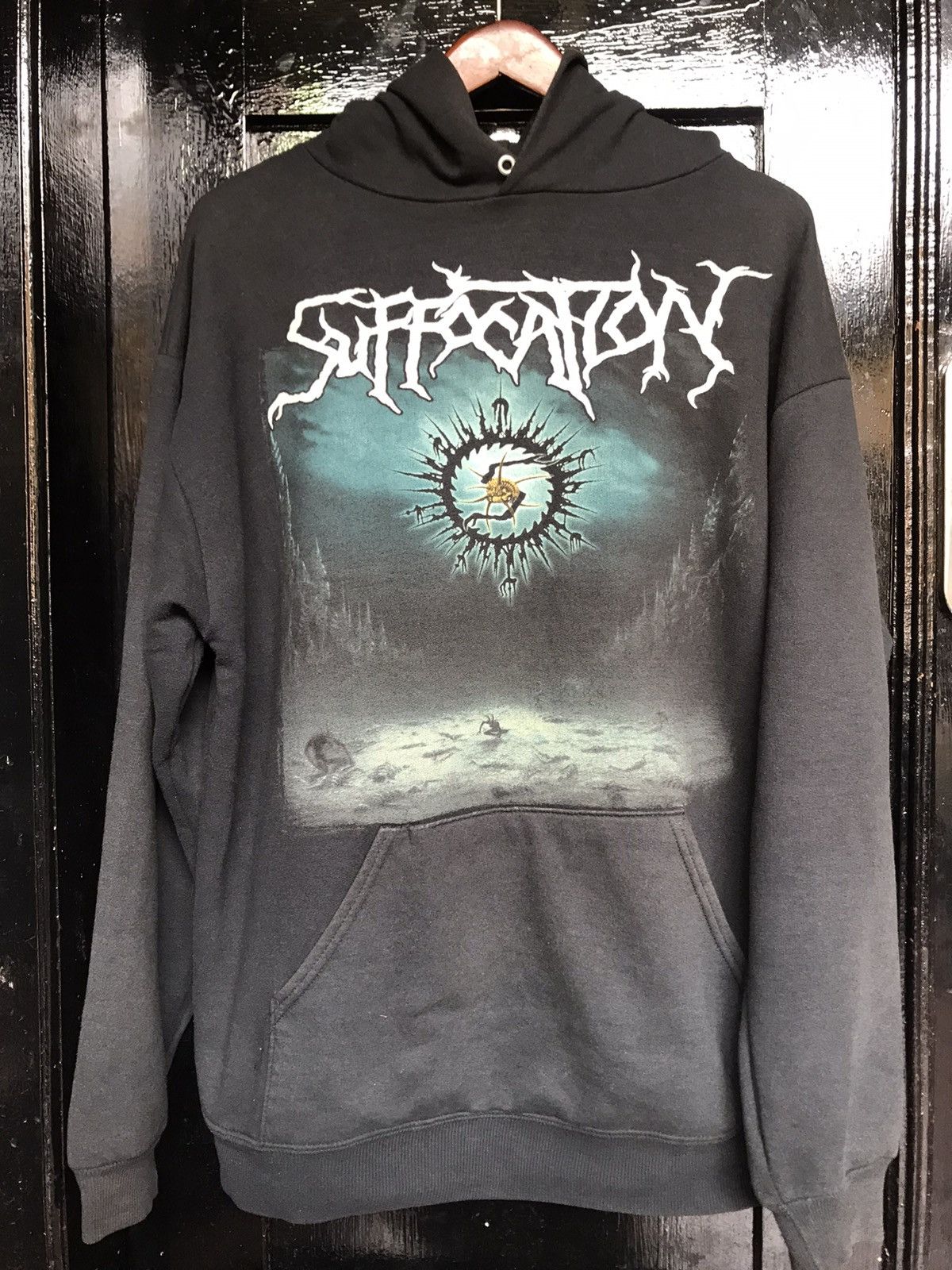 Band Tees Vtg Suffocation Hoodie Size US XL / EU 56 / 4 - 1 Thumbnail