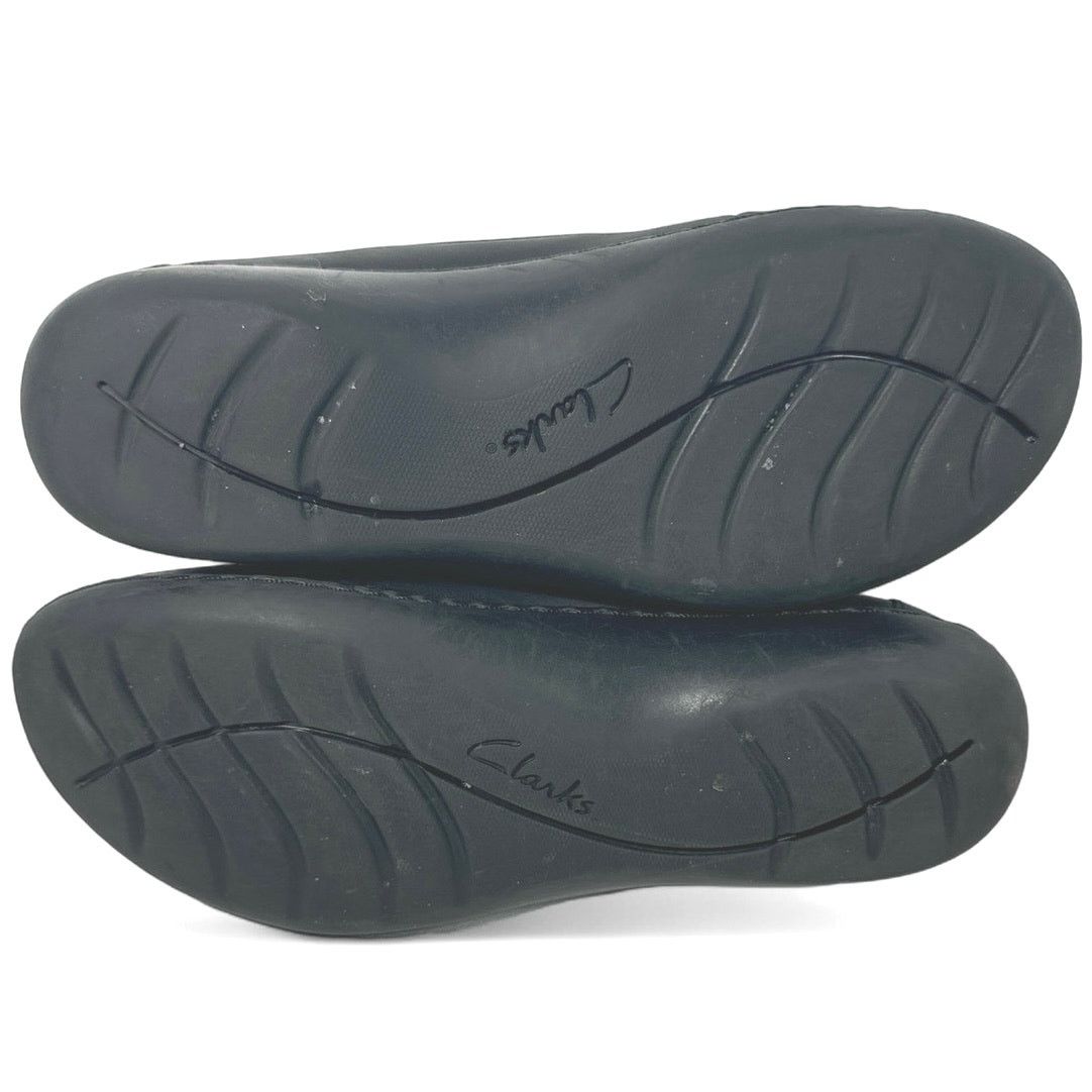 Clarks Clark’s Ashland Lilly Black Leather Loafers Women sz 8.5 Size US 8.5 / IT 38.5 - 5 Thumbnail