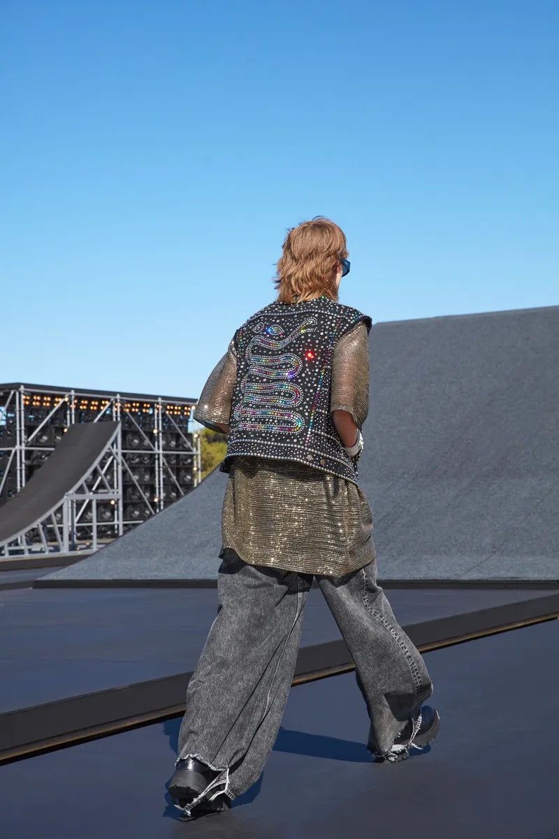 Celine SS22 'Cosmic Cruiser' Distressed Elephant Jeans | Grailed