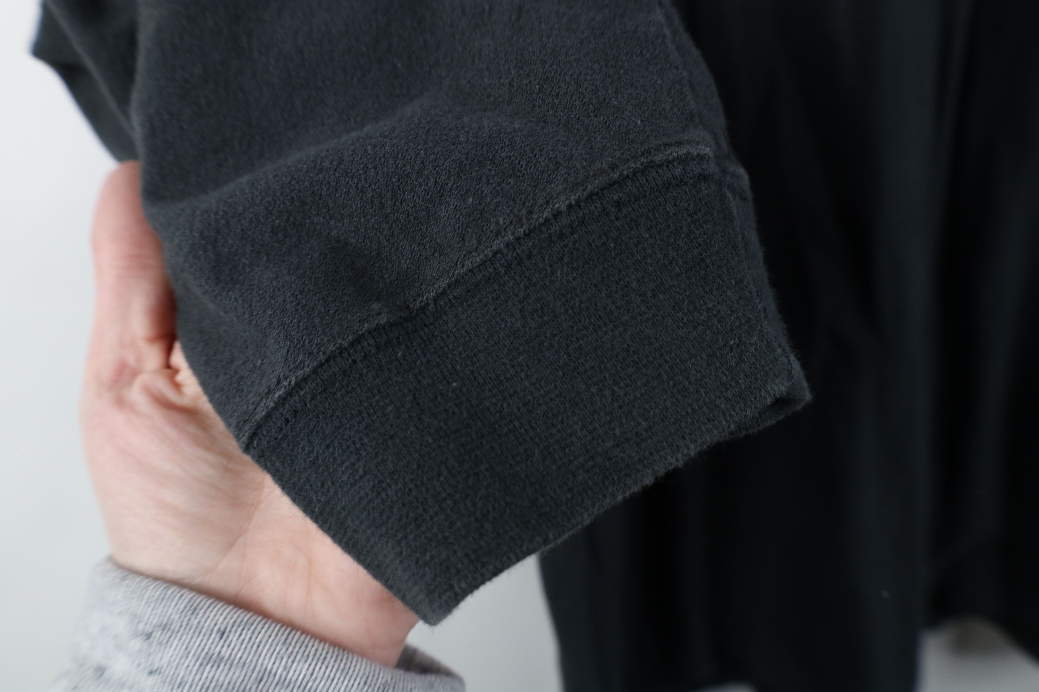 Vintage Vintage 90s Streetwear Fit Long Sleeve Rugby Polo Black Size US XL / EU 56 / 4 - 9 Thumbnail