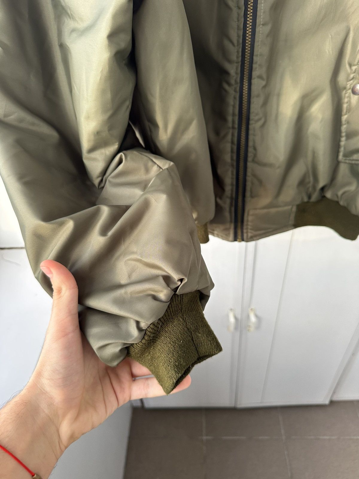 Other Vintage MA-1 Style Overzise Bomber Flyers Jacket Size US XL / EU 56 / 4 - 7 Thumbnail