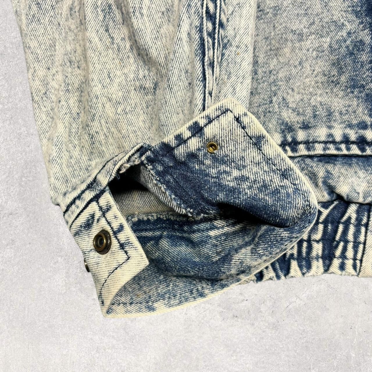 Vintage 1980s Vintage Acid Wash Denim Jacket Size US S / EU 44-46 / 1 - 6 Thumbnail