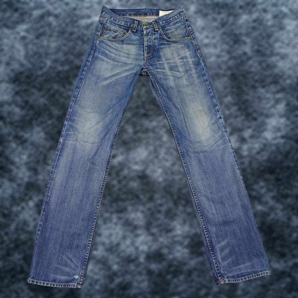 Rag & Bone rag & bone RB 15X Jeans Slim Straight Mens 28x33 Blue Medium Wash Distressed Vintage-Inspired Pockets 5-Pocket Denim Cotton M1551K165 Size US 28 / EU 44 - 1 Thumbnail