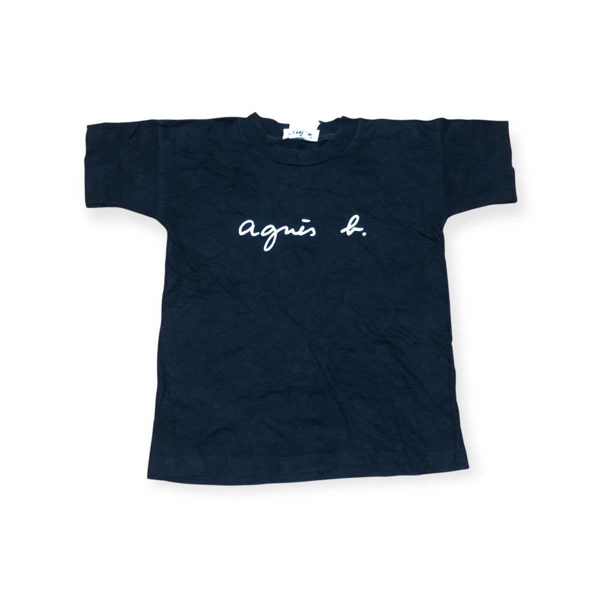 Designer × Vintage × agnes b. Hype 90s Agnes B Enfant Paris Kids Printed Tee Size XXS / US 00 / IT 34 - 1 Thumbnail