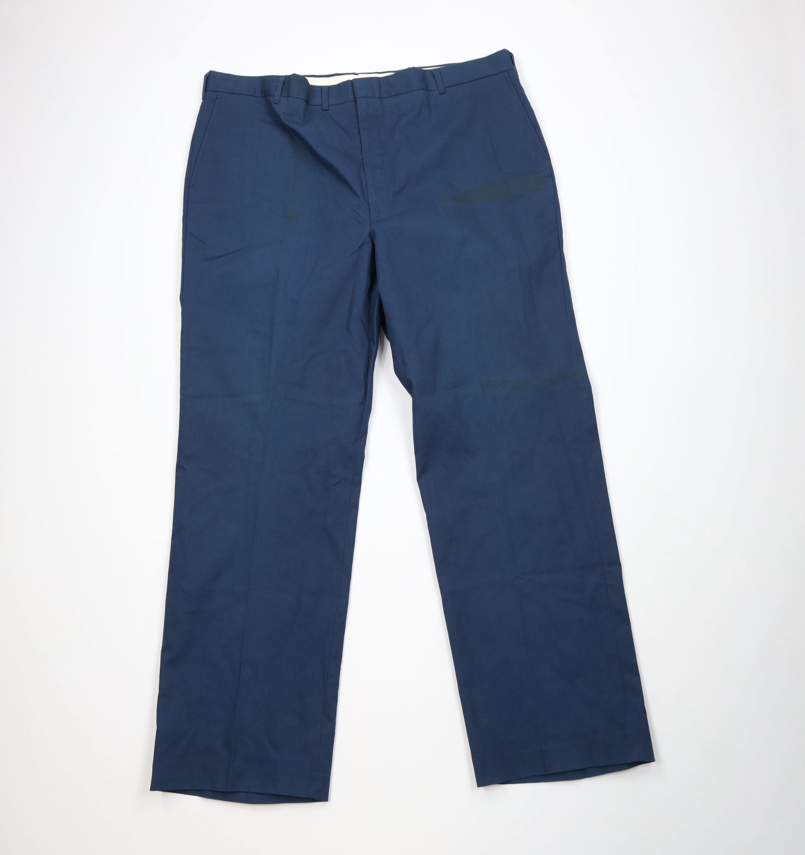 Vintage Vintage 70s Streetwear Bell Bottoms Chino Pants Blue USA Size US 44 / EU 60 - 1 Thumbnail