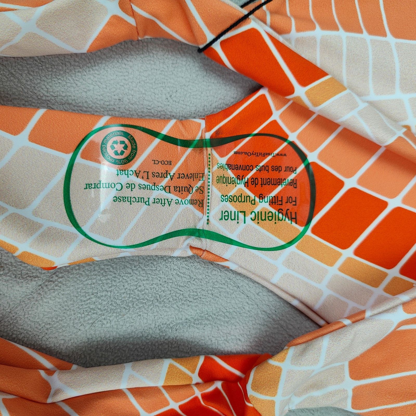 Other Skatie Cheryl Swim Bottoms Womens XL NWT Orange Wave Size ONE SIZE - 4 Thumbnail