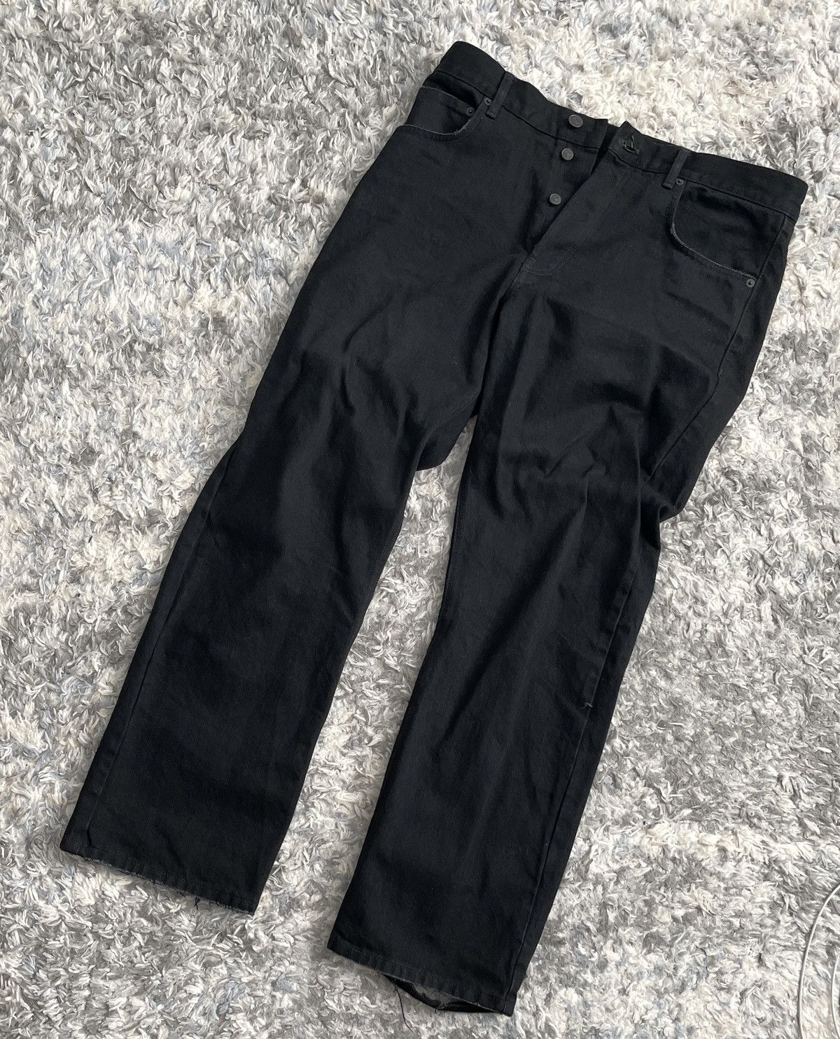 image of Balenciaga Black Denim Size 34, Men's