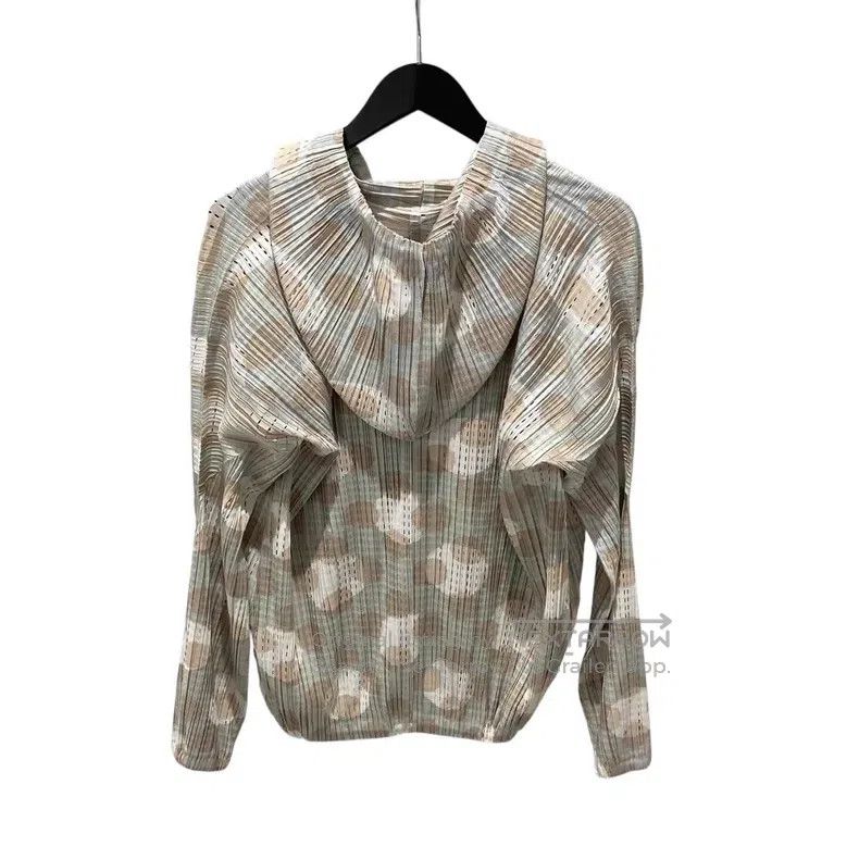 Issey Miyake Issey Miyake Polka Dot Zip Hoodie Size L / US 10 / IT 46 - 2 Thumbnail