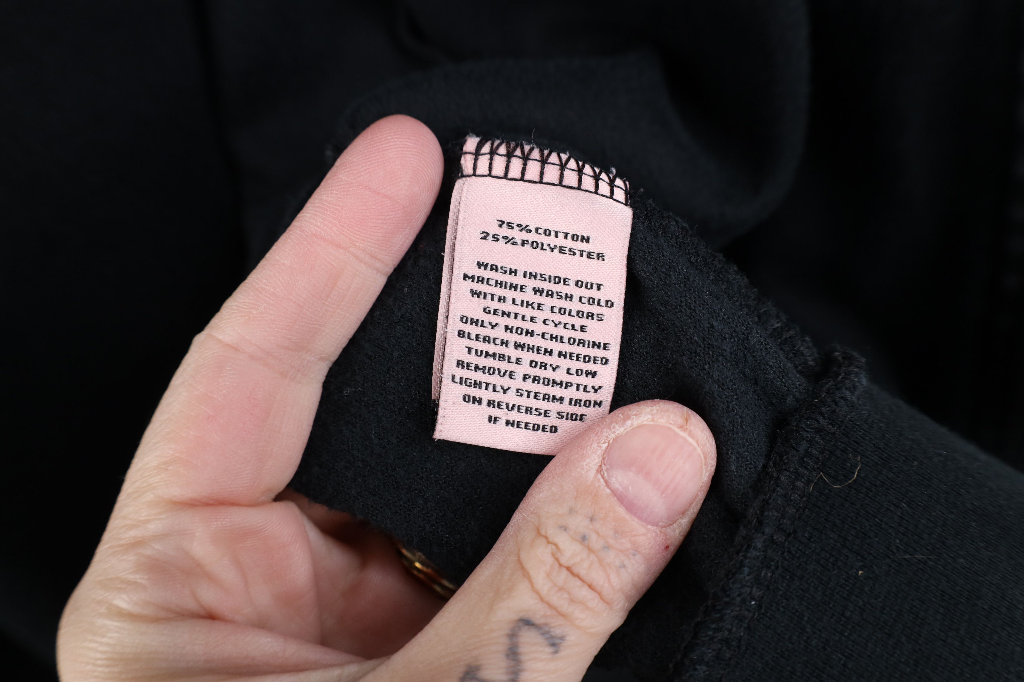 Juicy Couture Vintage 90s Y2K Juicy Couture Velour Zip Hoodie Black Size L / US 10 / IT 46 - 10 Thumbnail