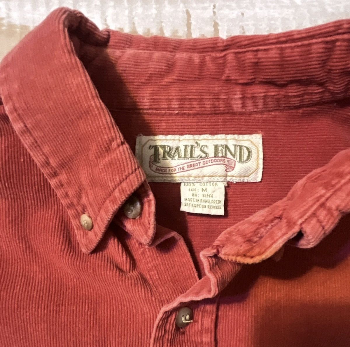 Vintage Corduroy Button Down Size US M / EU 48-50 / 2 - 2 Thumbnail