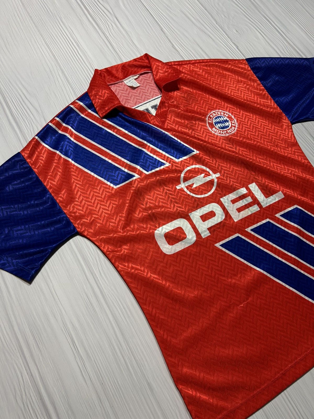Vintage Vintage # 10 Matthaus FC Bayern Munchen Opel T-Shirt Jersey Size US L / EU 52-54 / 3 - 4 Thumbnail