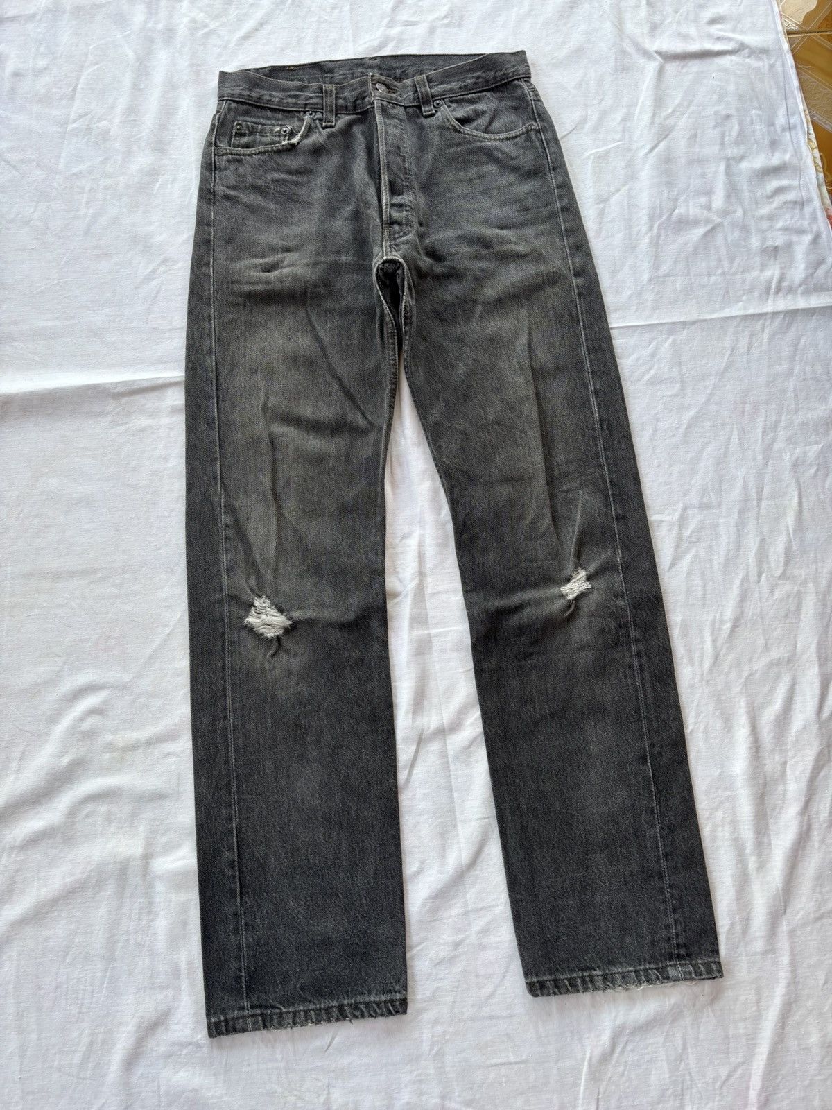 Kapital Vintage Levis 501 Rick Owens Style Distress Denim USA MADE Size US 30 / EU 46 - 3 Thumbnail
