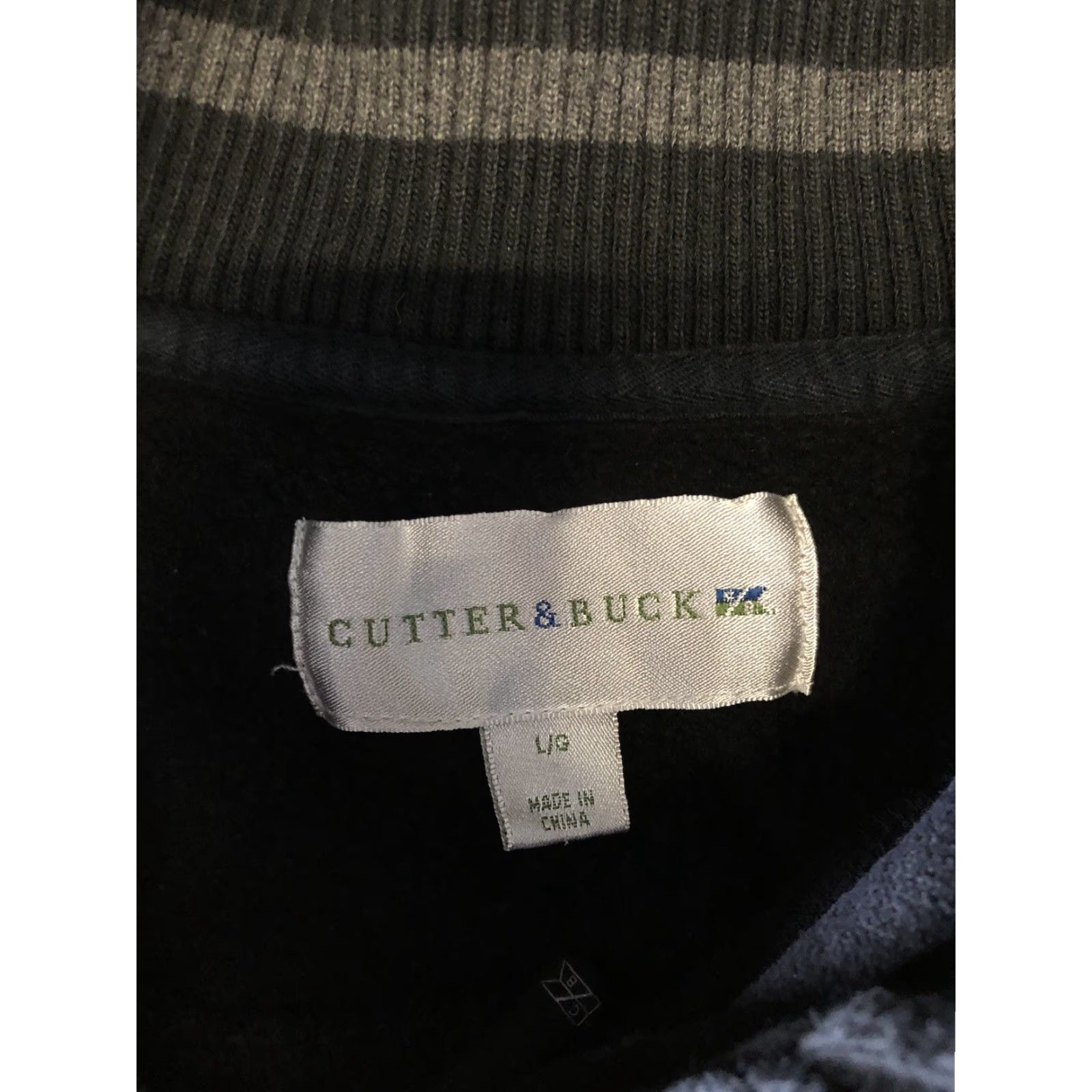 Cutter & Buck Cutter & Buck Black Sweater Zipper Turtleneck Mens Size Large 75% Cotton Pullover Size US L / EU 52-54 / 3 - 4 Thumbnail