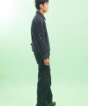 Kiko Kostadinov × Levi's CC28 Articulated Darted Denim Jacket in Black Size US XS / EU 42 / 0 - 8 Thumbnail