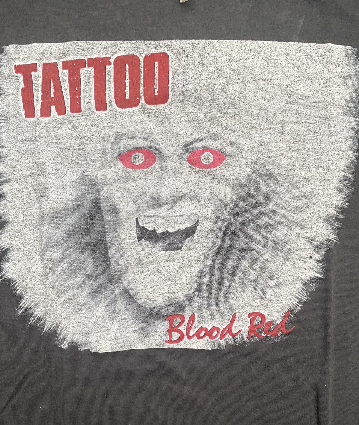 Band Tees Vintage 80s Tattoo Blood Red Heavy Metal Size US M / EU 48-50 / 2 - 6 Thumbnail