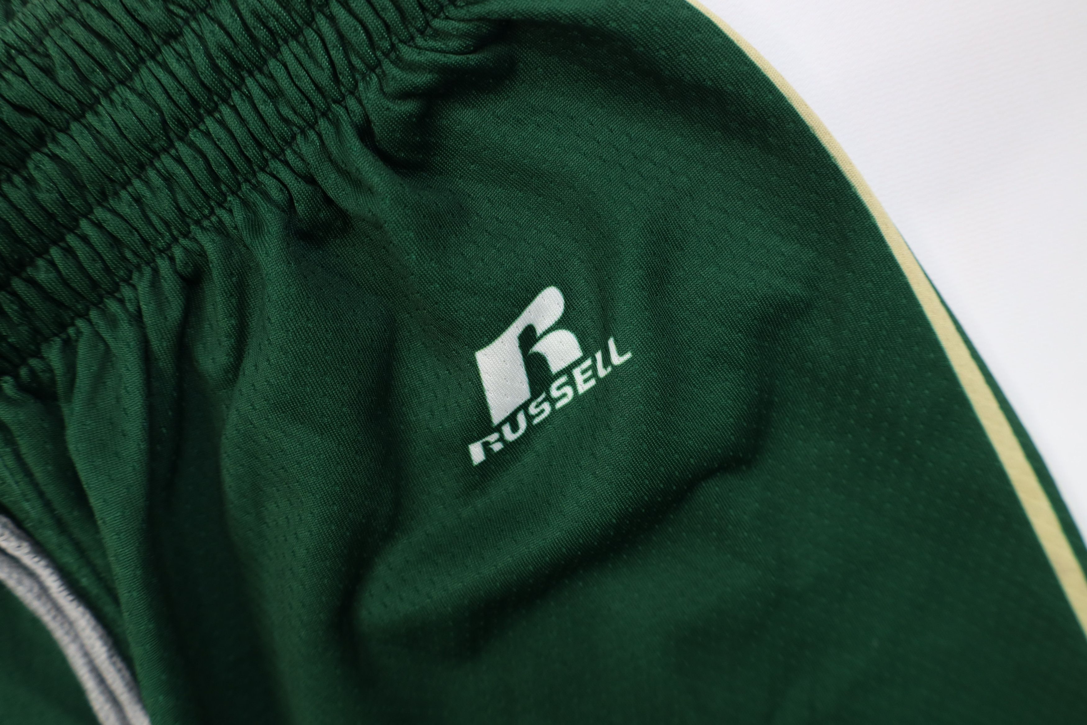 Russell Athletic Vintage 90s Y2K Russell Athletic Basketball Gym Shorts Green Size US 30 / EU 46 - 5 Thumbnail