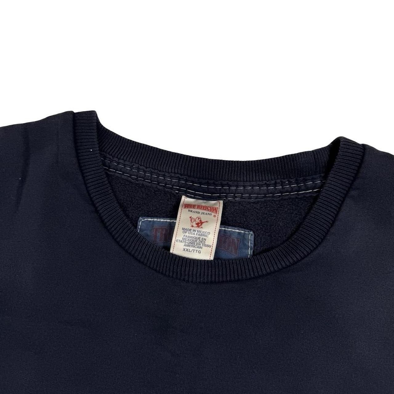 True Religion True Religion Triple Contrast Stitch Sweatshirt - XXL Size US XXL / EU 58 / 5 - 5 Thumbnail