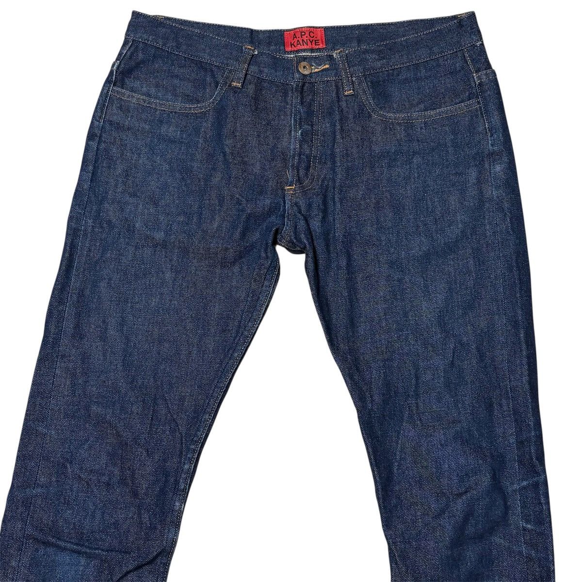 A.P.C. × Kanye West FW2013 KANYE WEST A.P.C. INDIGO JEANS Size US 30 / EU 46 - 3 Thumbnail