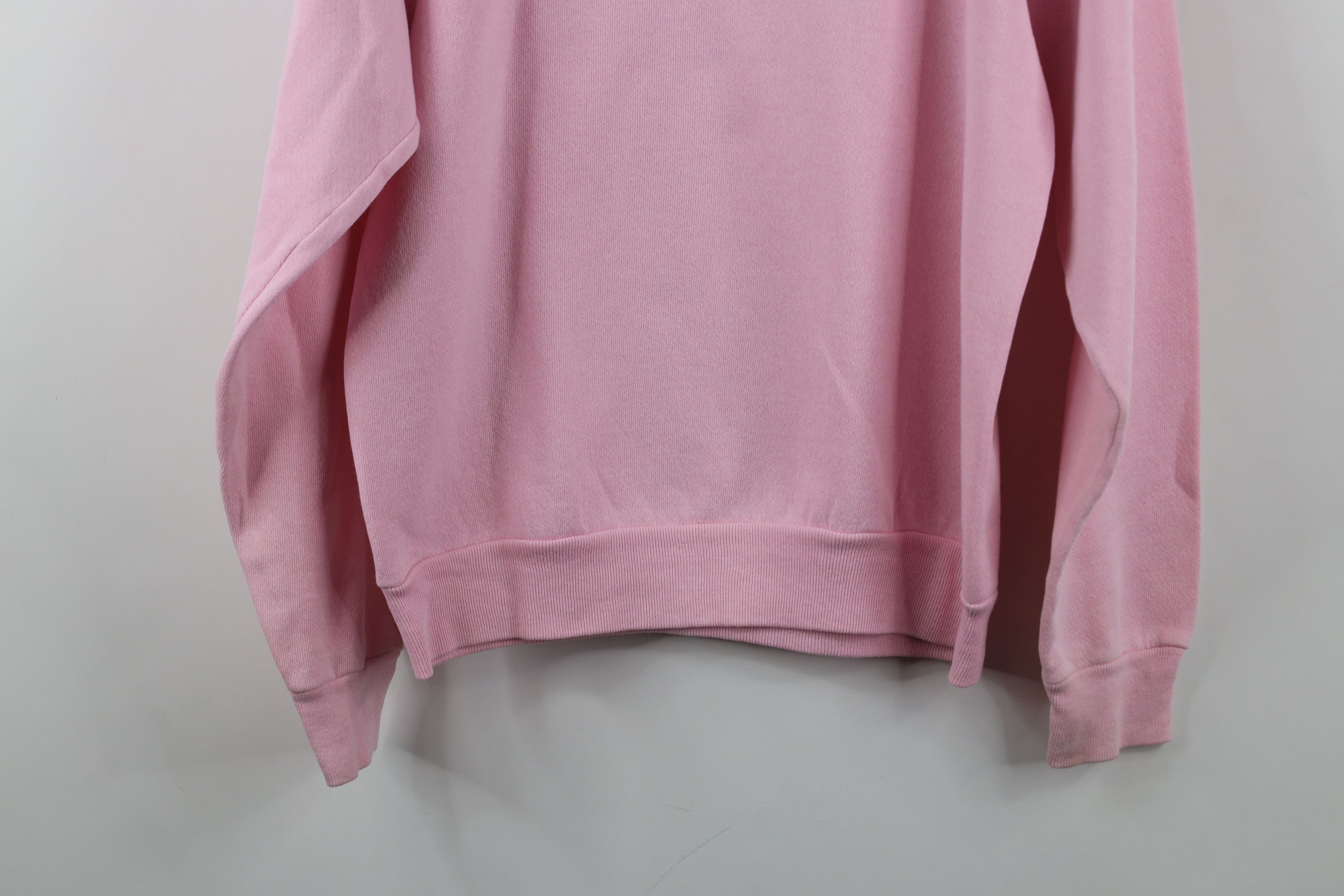 Vintage Vintage 80s 90s Streetwear Crewneck Sweatshirt Pink USA Size M / US 6-8 / IT 42-44 - 12 Thumbnail