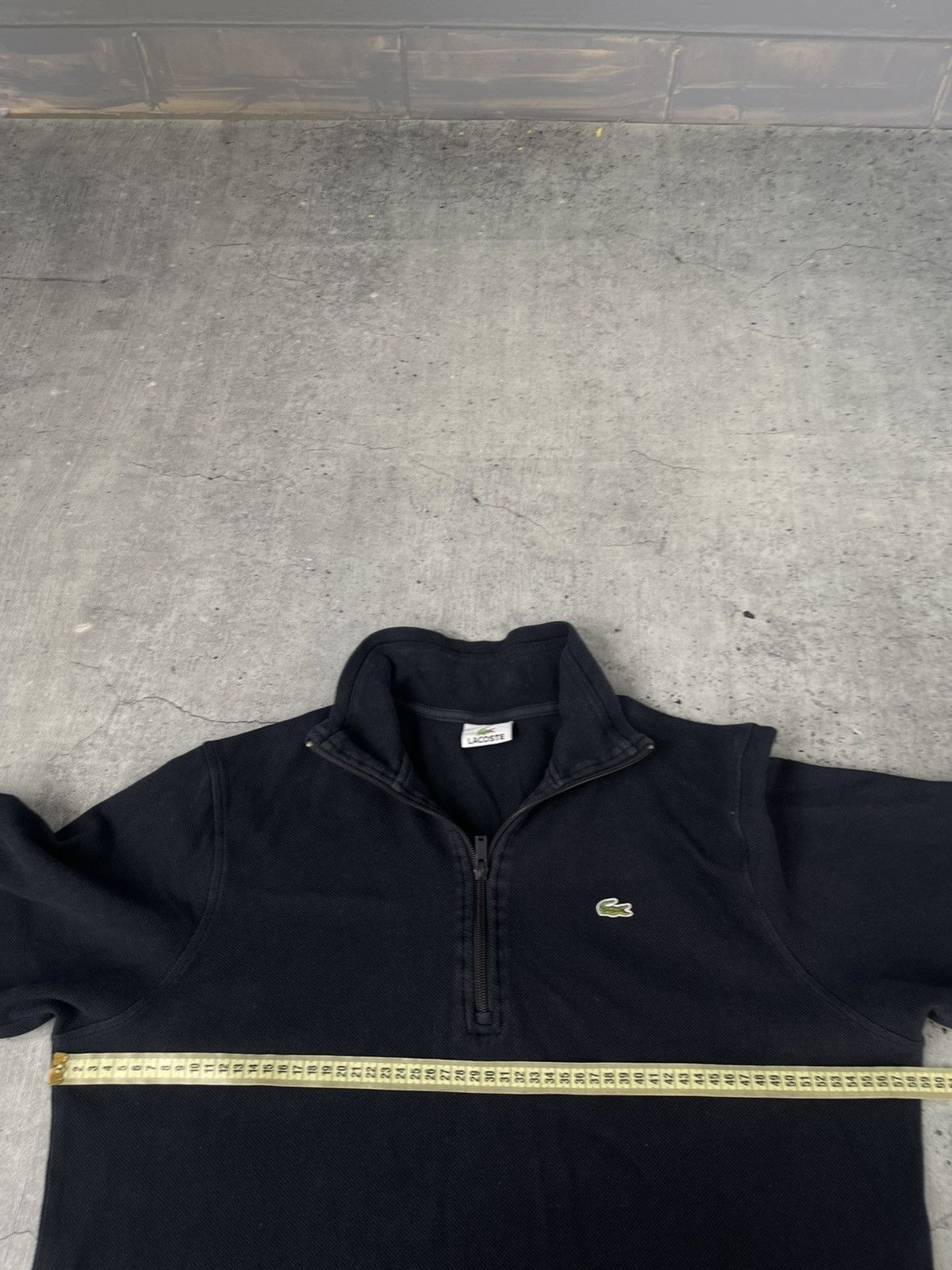 Lacoste Vintage Lacoste Half Zip Sweater Jumper Size US M / EU 48-50 / 2 - 2 Thumbnail