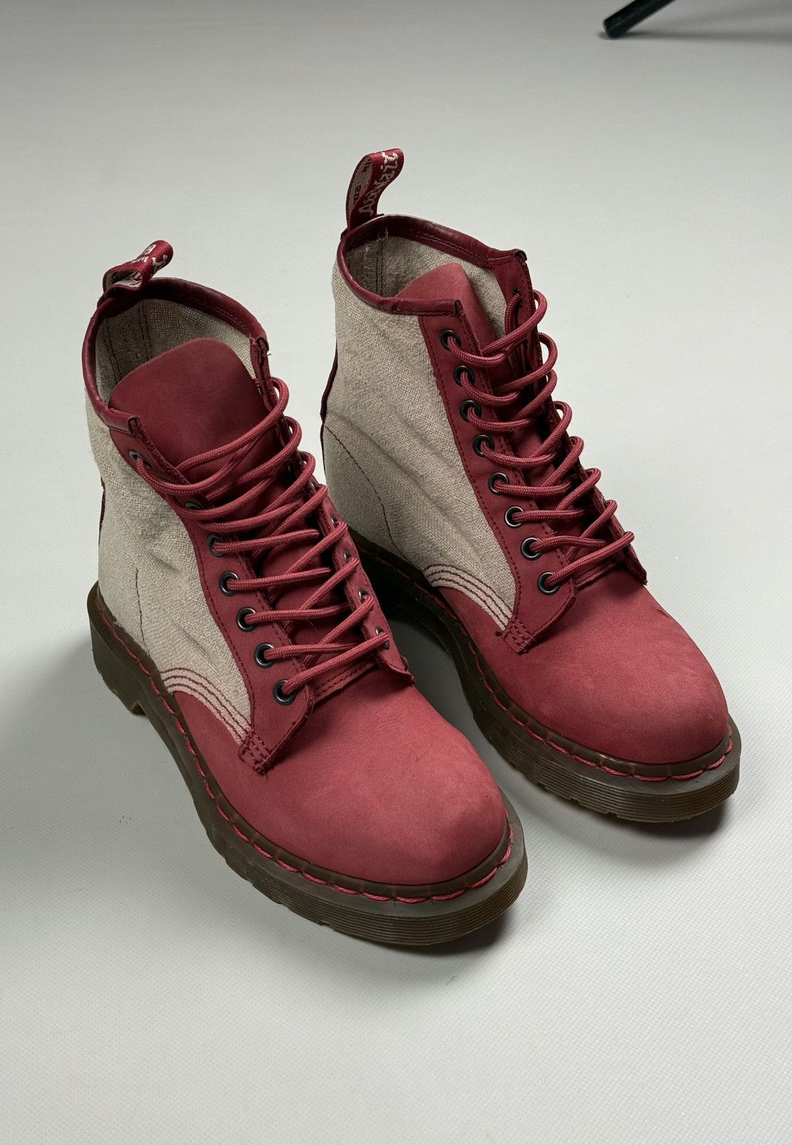 Dr. Martens Dr. Martens 1460 Ladies Leather Combat Boots Shoes Size US 6 / IT 36 - 2 Thumbnail