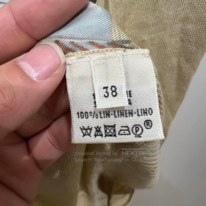 Hermes Hermes Plant pattern backless silk short-sleeved Size XS / US 0-2 / IT 36-38 - 4 Thumbnail