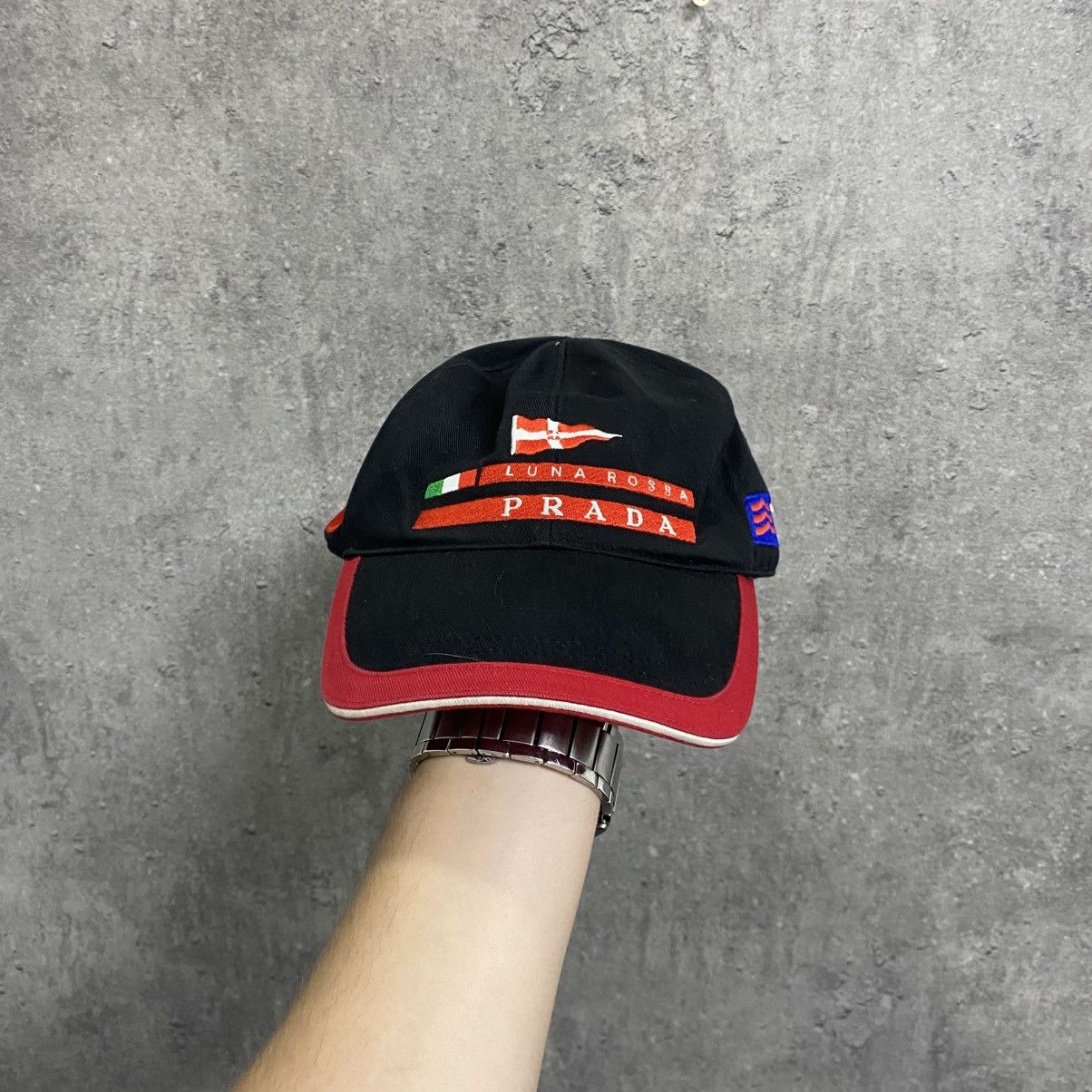 Prada Prada Luna Rossa Cap Hat Big Logo Size ONE SIZE - 2 Thumbnail