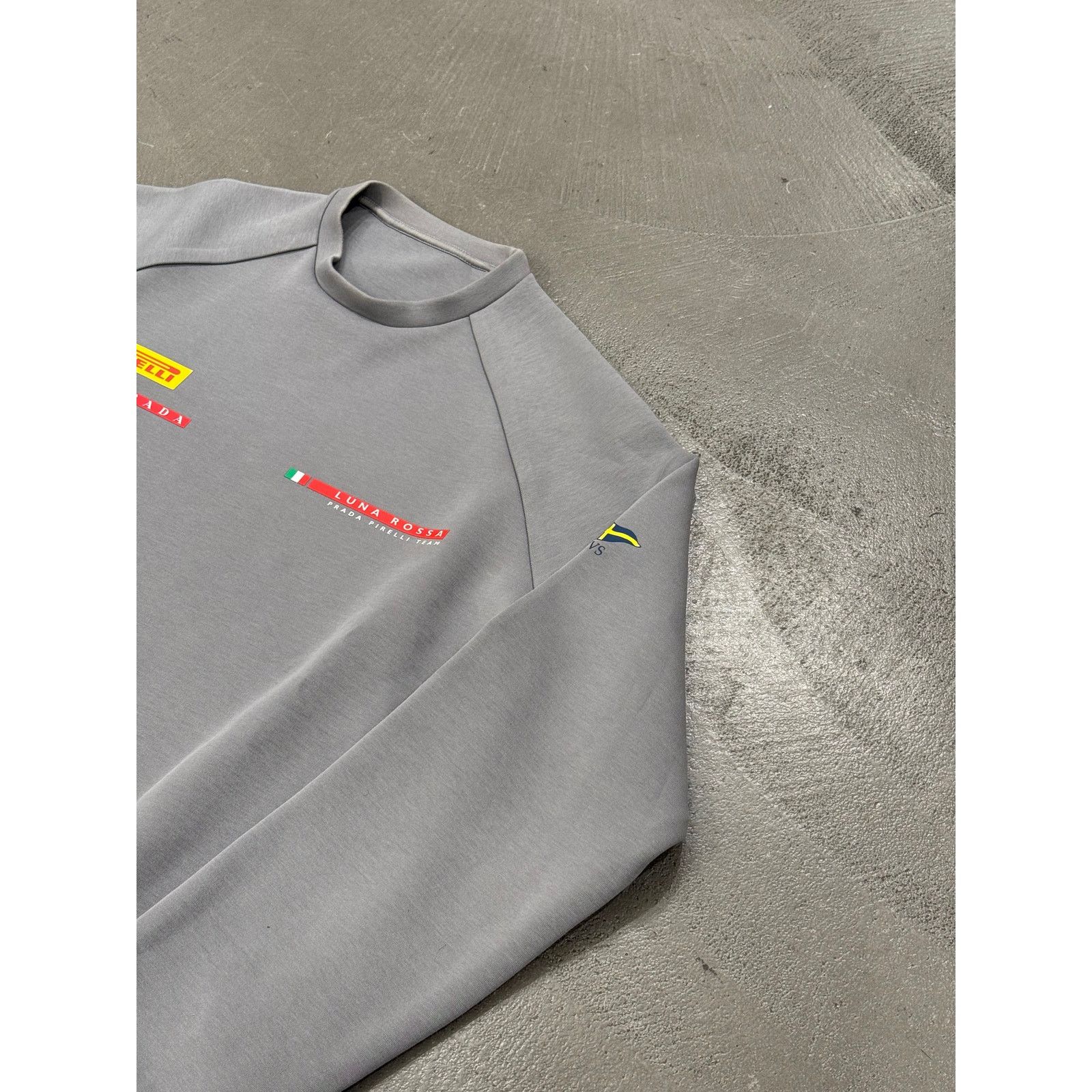 Prada 2020s Prada Luna Rossa technical crewneck Size US XL / EU 56 / 4 - 3 Thumbnail